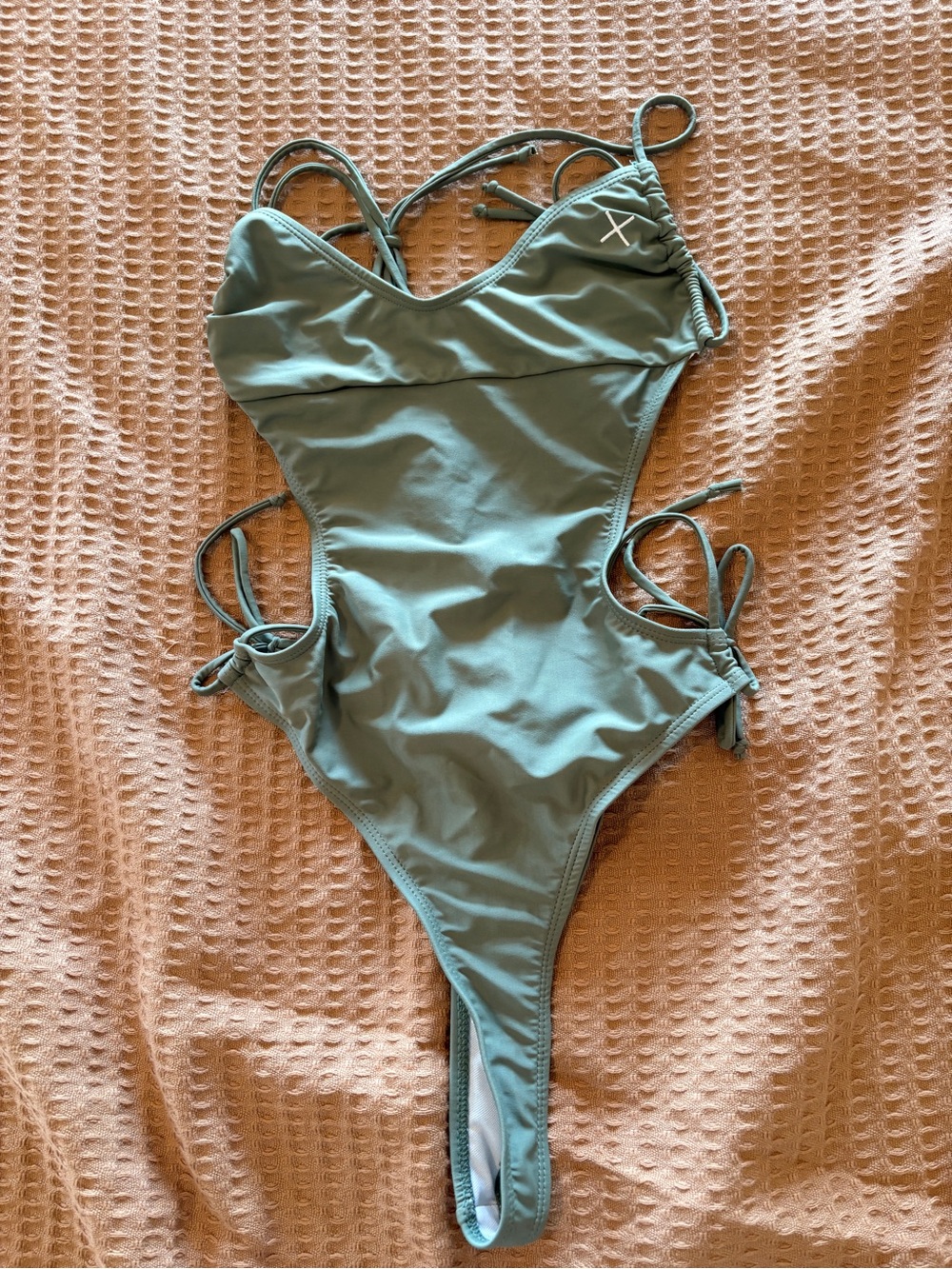 Boutine LA women’s One-Piece Swimsuit in Sage Green